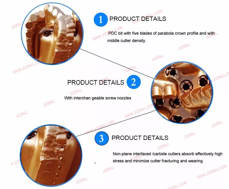 JCDRILL PDC BITS FOR WELL DRILLING